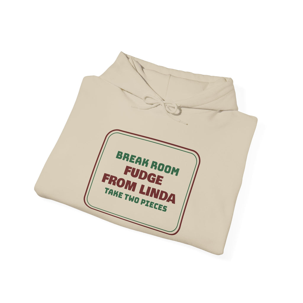 Funny Christmas Coworker Hoodie Fudge From Linda Take Two Pieces