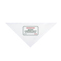 Funny Christmas Dog Bandana Quiet Corner Seat Next To The Dog Ticket