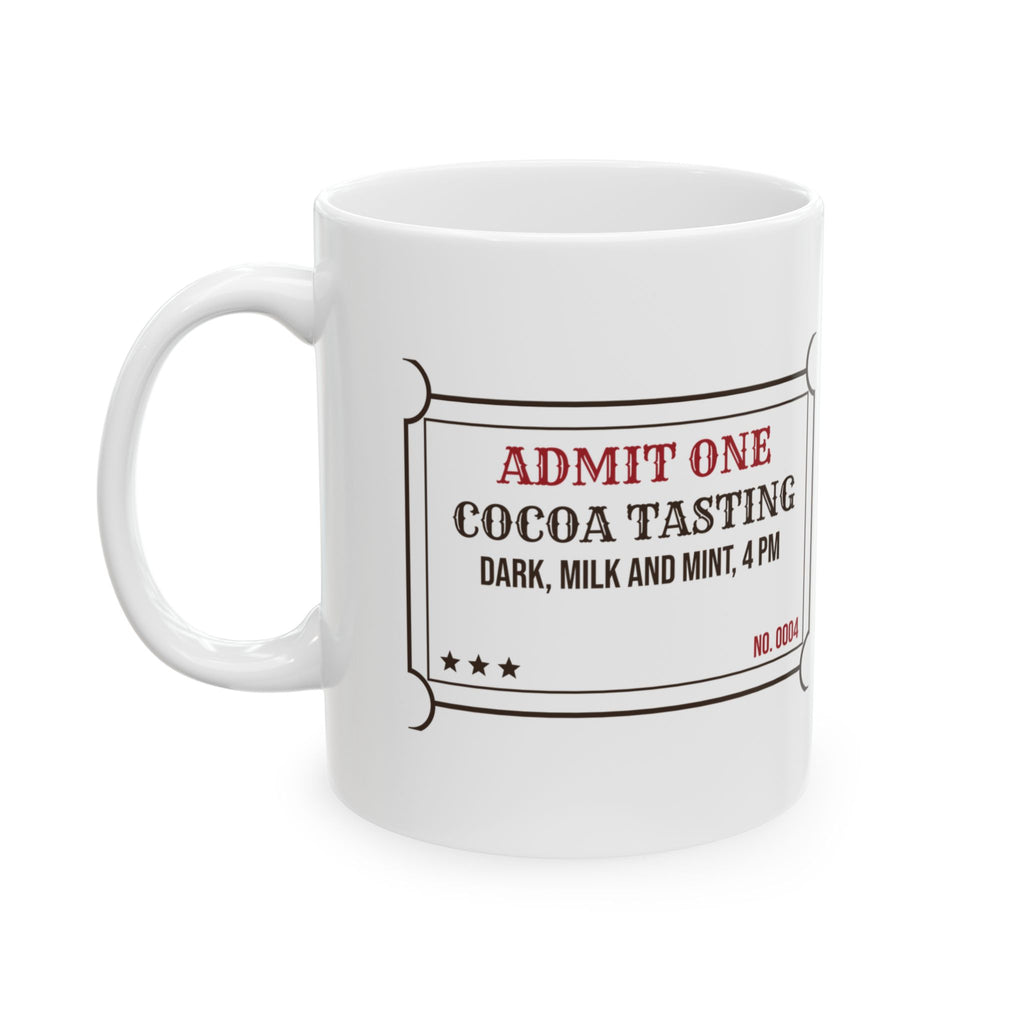 Hot Cocoa Coffee Mug Cocoa Tasting Ticket For Hot Chocolate Lovers