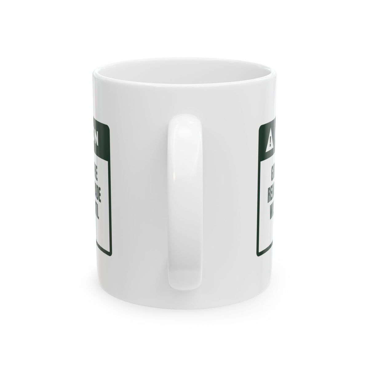 Funny Christmas Coffee Mug Grandpa Has The Remote Caution For Family