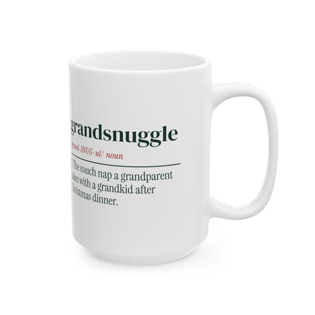 Christmas Grandparent Coffee Mug Grandsnuggle Definition For Grandpa