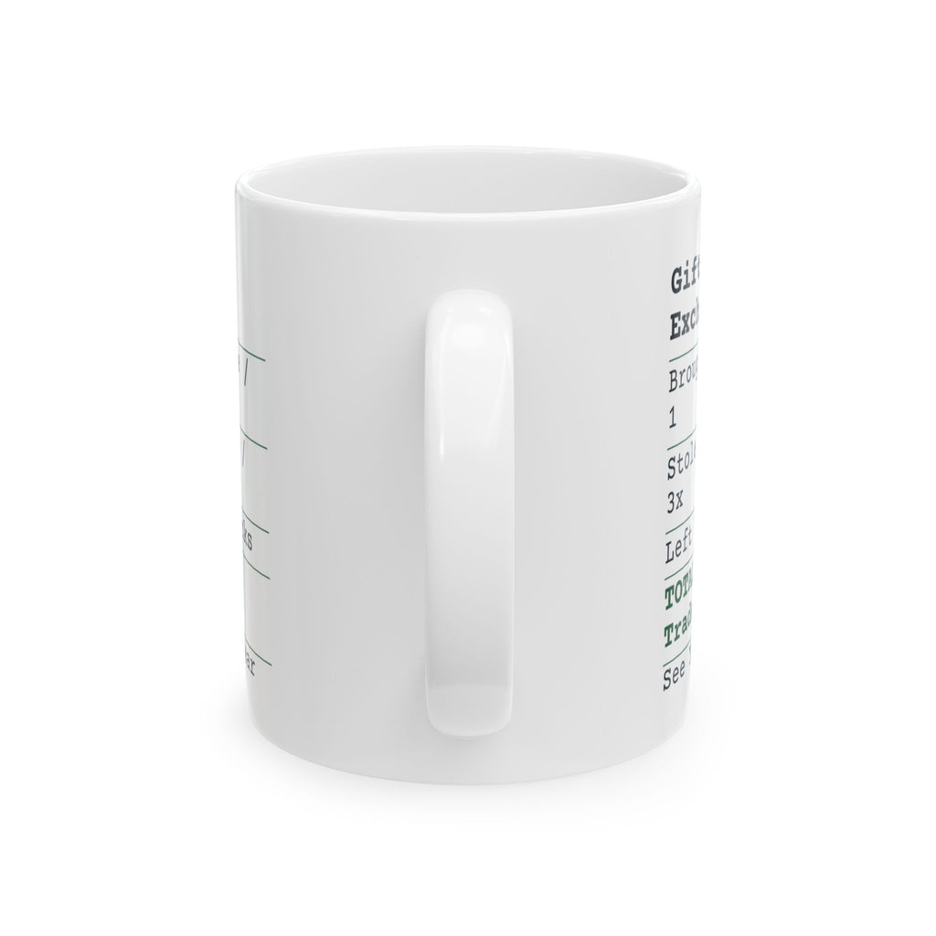 Funny White Elephant Coffee Mug Stolen From Me 3x Left With Socks