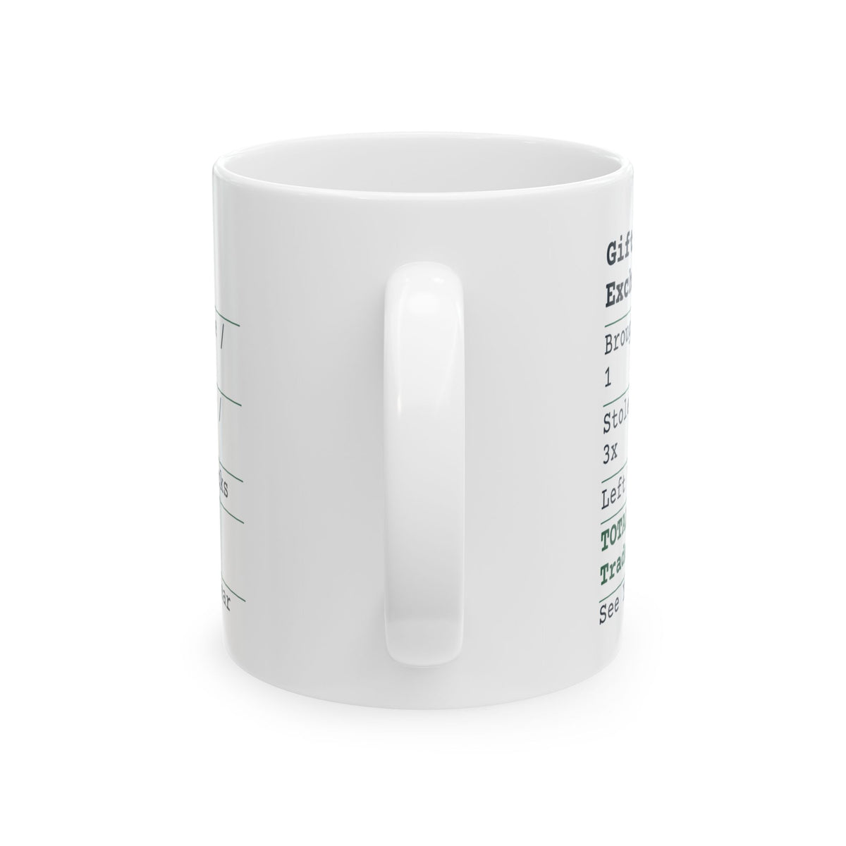 Funny White Elephant Coffee Mug Stolen From Me 3x Left With Socks