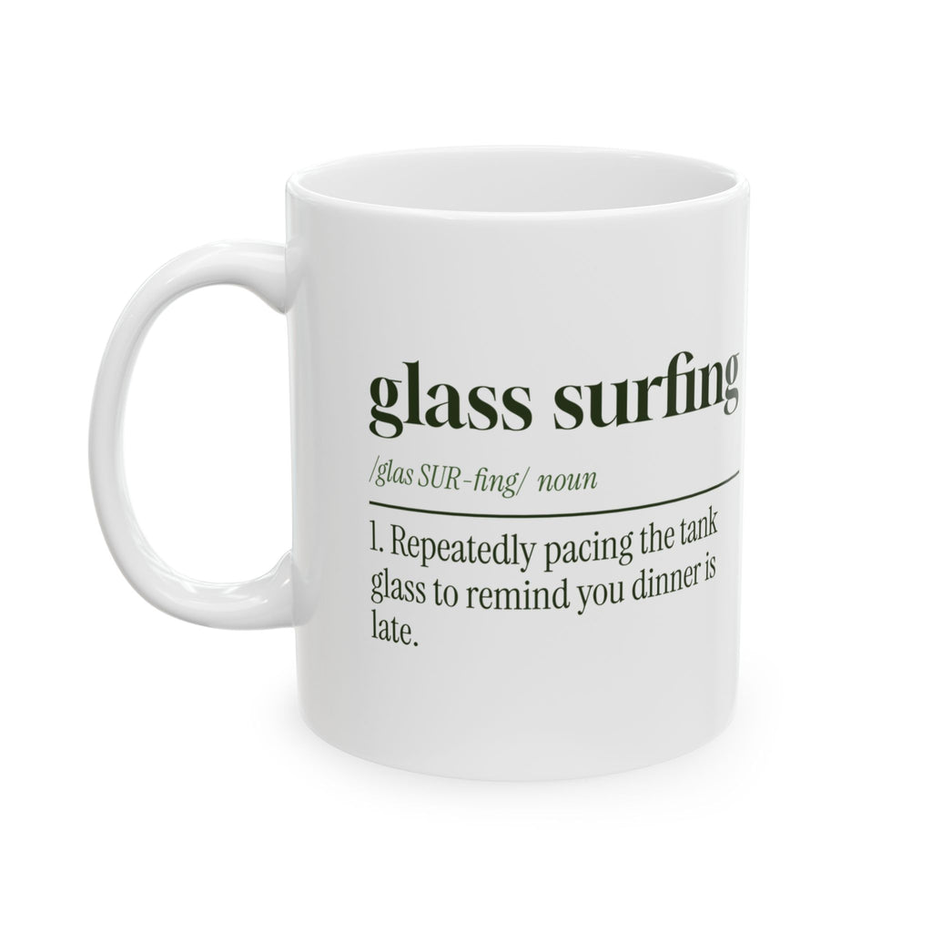 Glass Surfing Definition Coffee Mug For Reptile Owners