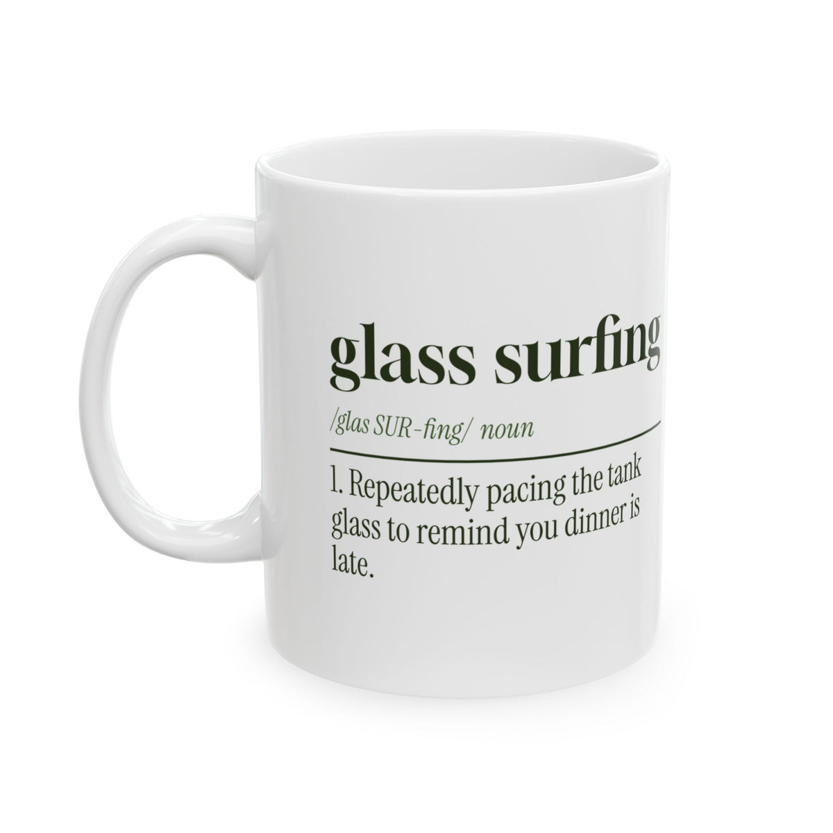 Glass Surfing Definition Coffee Mug For Reptile Owners