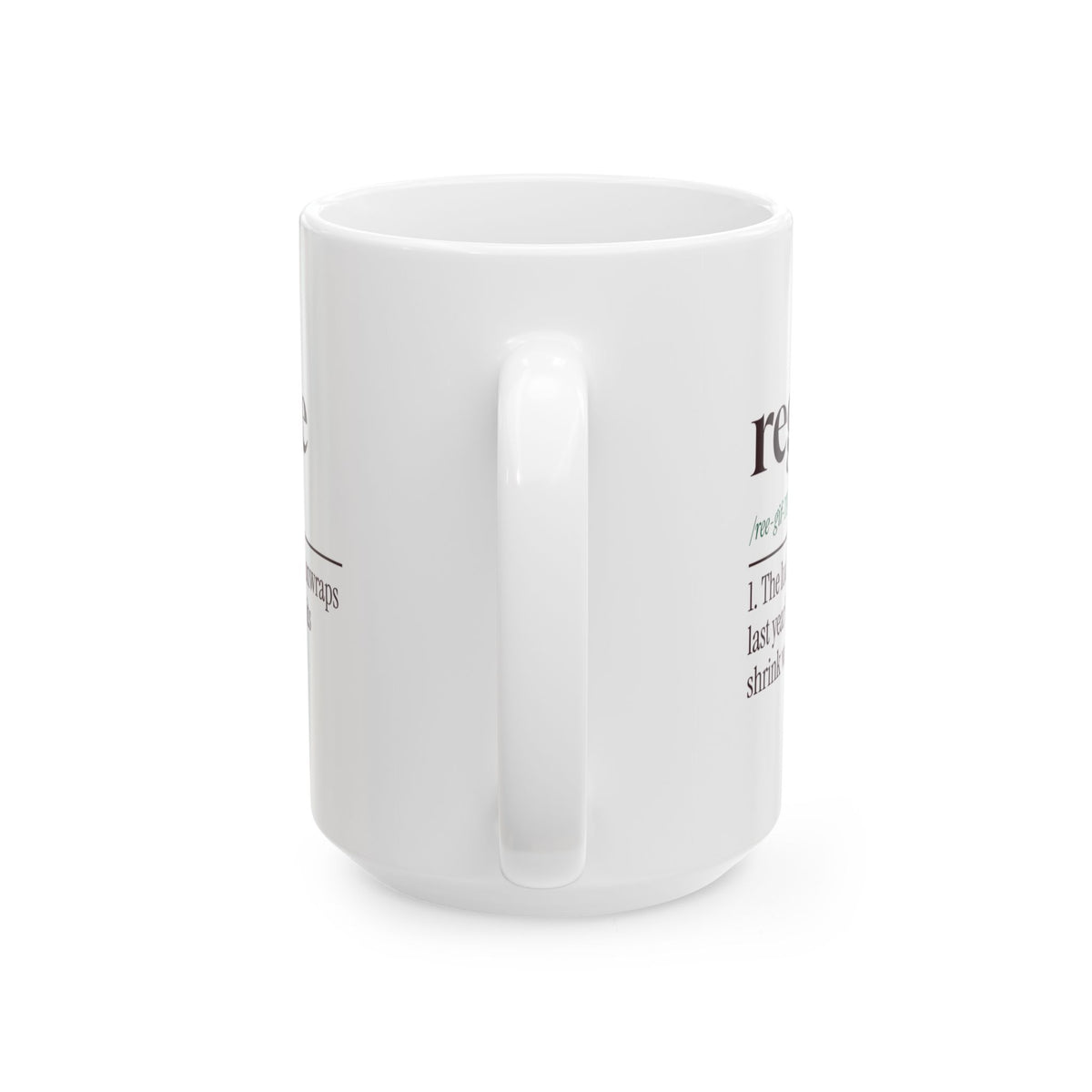 Funny White Elephant Coffee Mug Regiftee Definition For Yankee Swap