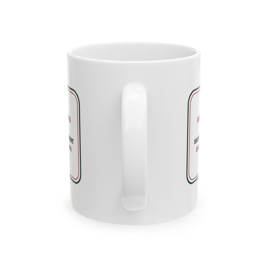 Funny Christmas Coffee Mug Light Untangling Department For Family