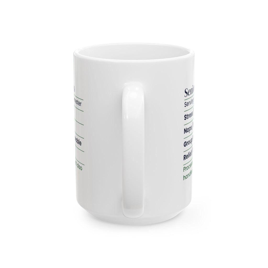 Funny Graduate Coffee Mug Senior Year Facts For College Grads