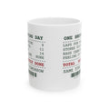Funny Christmas Shopping Coffee Mug Bags Carried Receipt For Shoppers