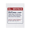Funny Christmas Dad Throw Blanket Recliner Nap Prescription Label