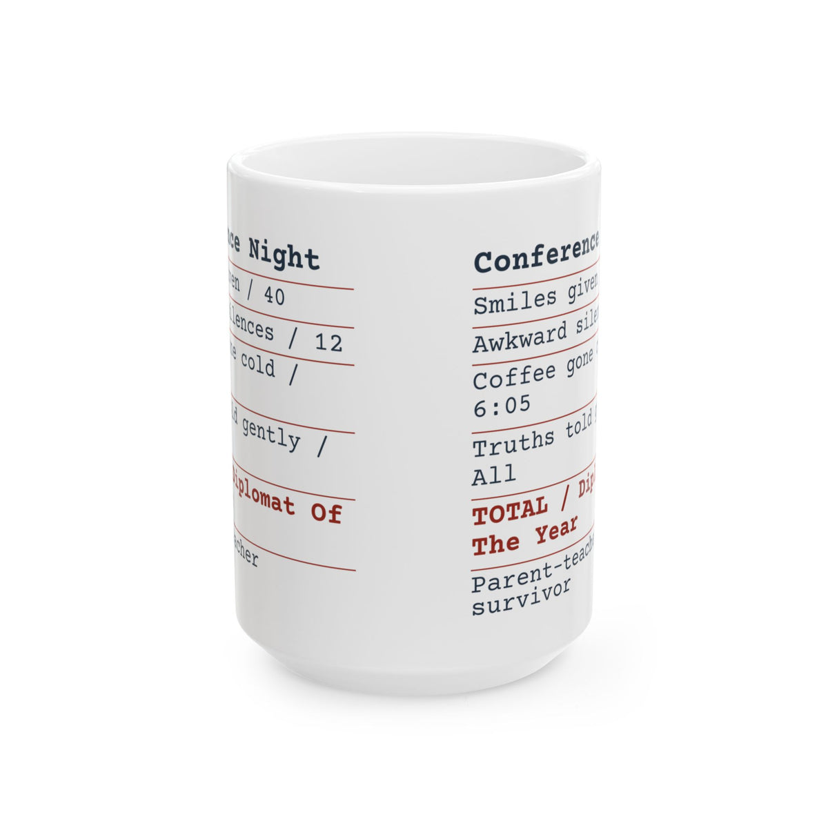 Funny Teacher Conference Coffee Mug Diplomat Of The Year For Teachers