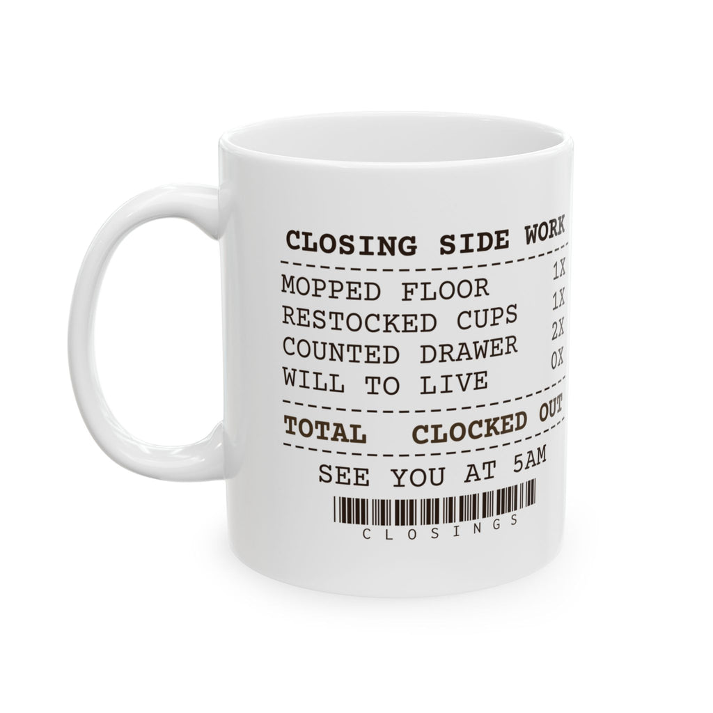 Barista Coffee Mug Will To Live 0x In Stock