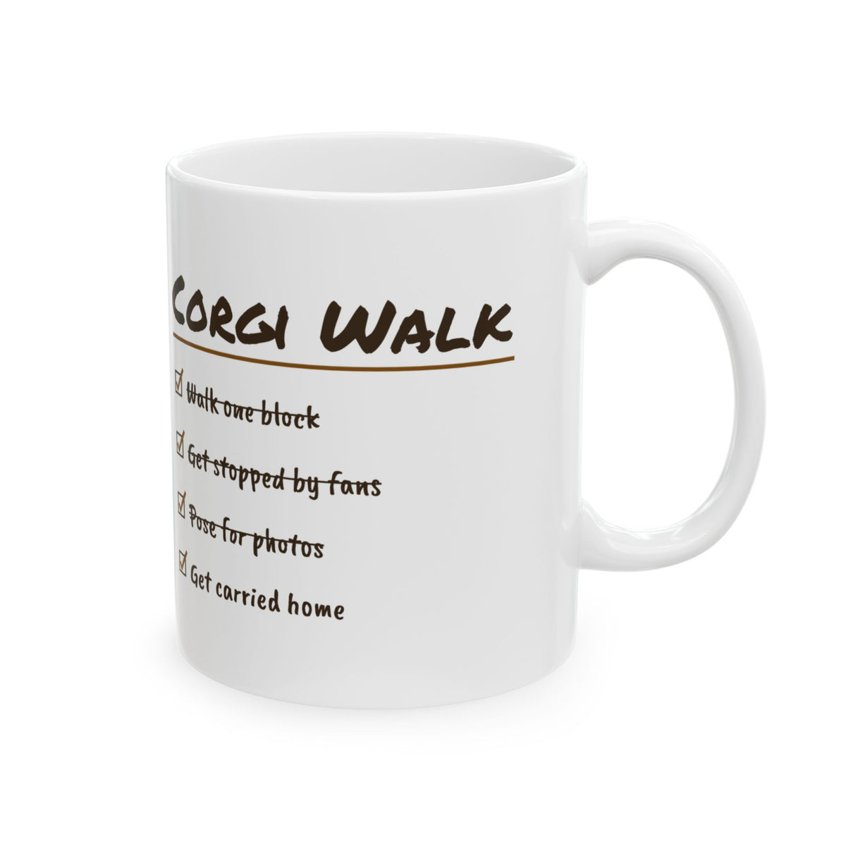 Funny Corgi Coffee Mug Pose For Photos Get Carried Home