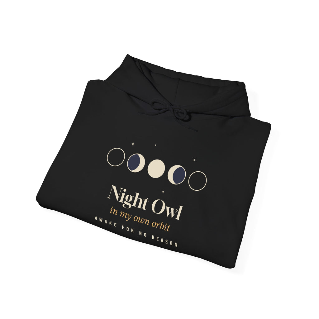Night Owl Hoodie In My Own Orbit Moon Phases