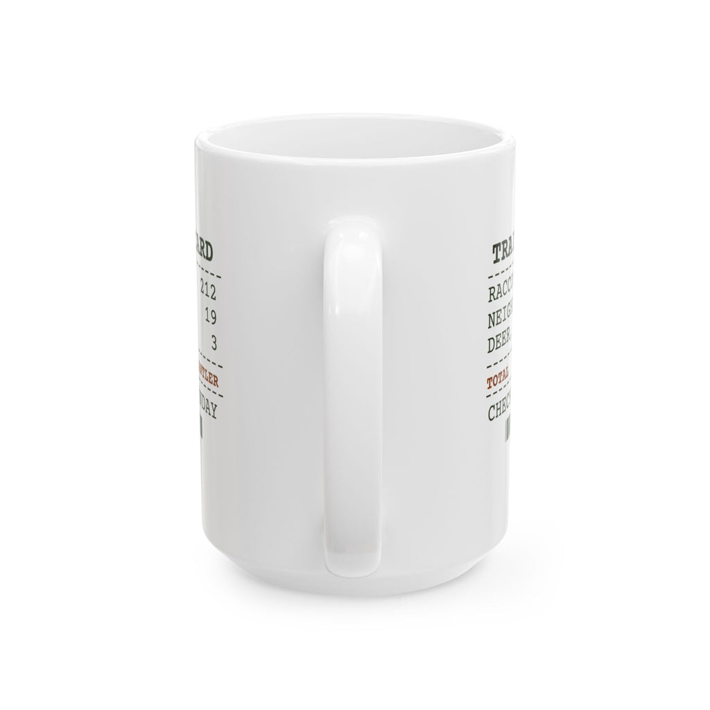Funny Hunting Coffee Mug Trail Cam 212 Raccoons One Blurry Antler