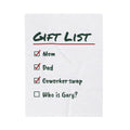 Funny Christmas Throw Blanket Gift List Who Is Gary For Shoppers