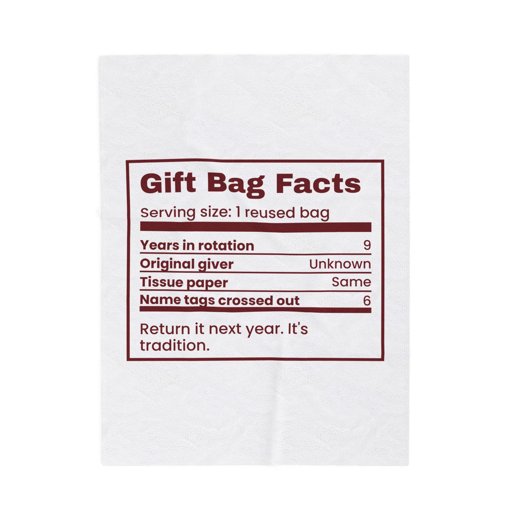 Funny Christmas Throw Blanket Gift Bag Facts Years In Rotation 9