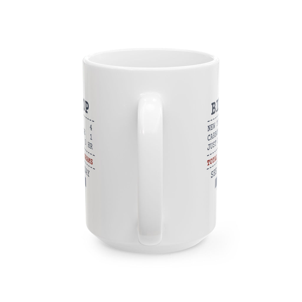 Funny Cycling Coffee Mug Just Looking 3 Hours Saved 30 Grams Receipt