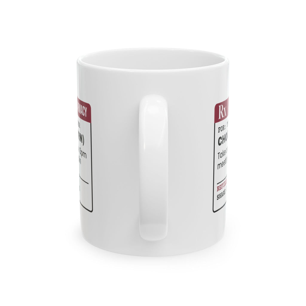 Funny Prescription Coffee Mug Snack Hoarder Office Crush