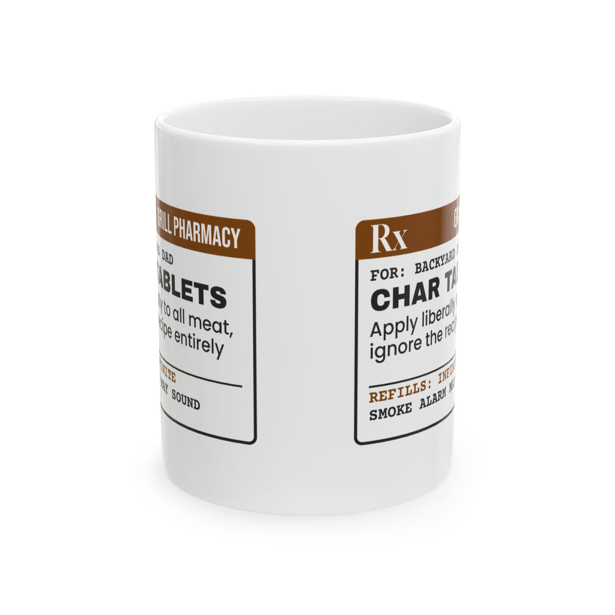 Funny Cooking Mug Char Tablets Apply Liberally