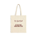 Christmas Tote Bag Our Good Girl By The Tree 2026 For Dog Moms