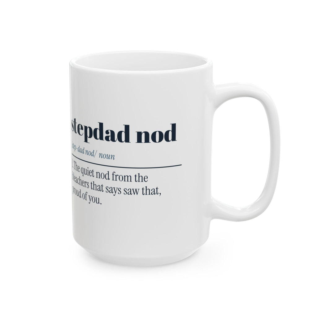 Father's Day Coffee Mug Stepdad Nod Dictionary For Bonus Dad