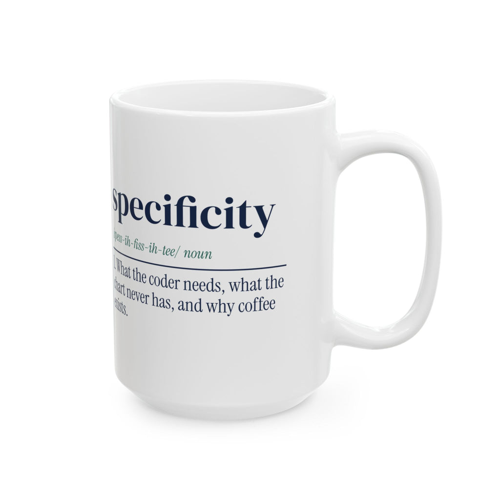 Funny Medical Coder Coffee Mug Specificity Dictionary Definition