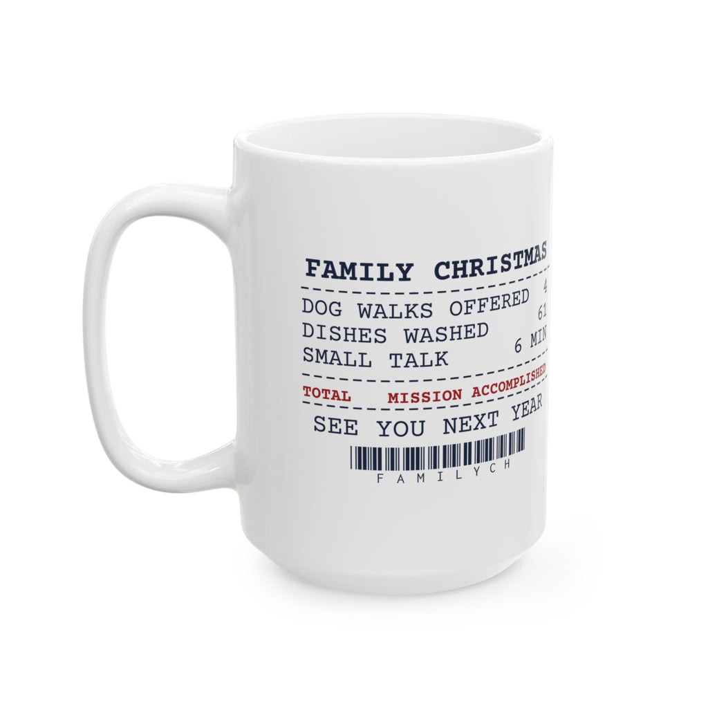 Funny Introvert Christmas Coffee Mug Washed Every Dish To Avoid Talking