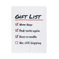 Funny Christmas Shopping Throw Blanket Shopping List Me Still Shopping