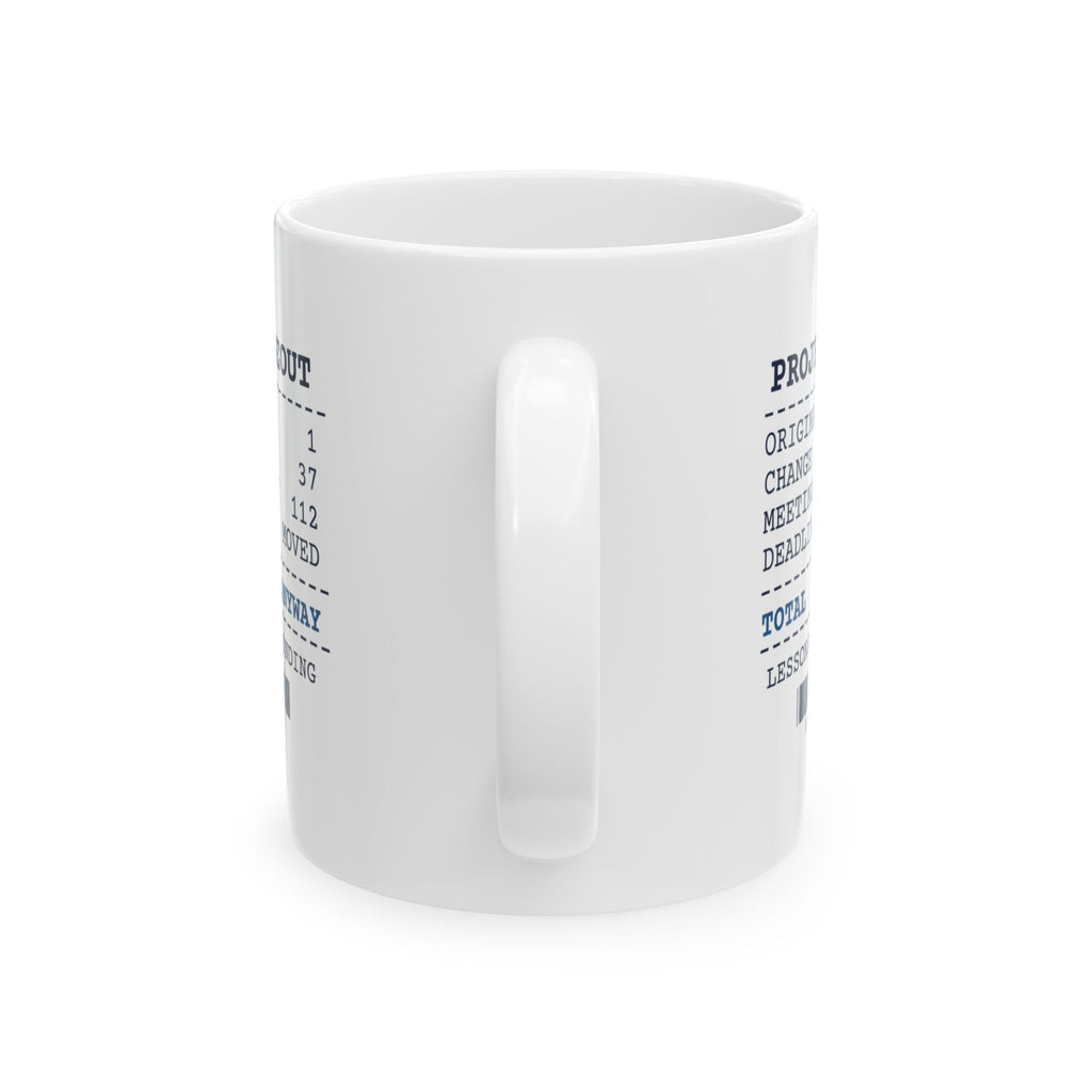 Funny Project Manager Coffee Mug Project Closeout Receipt For Coworkers