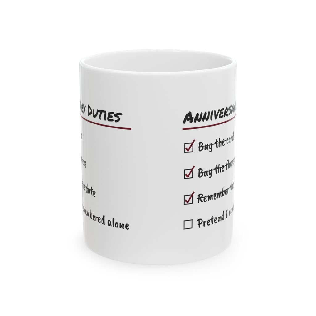 Funny Wife Coffee Mug Anniversary Checklist For Wife