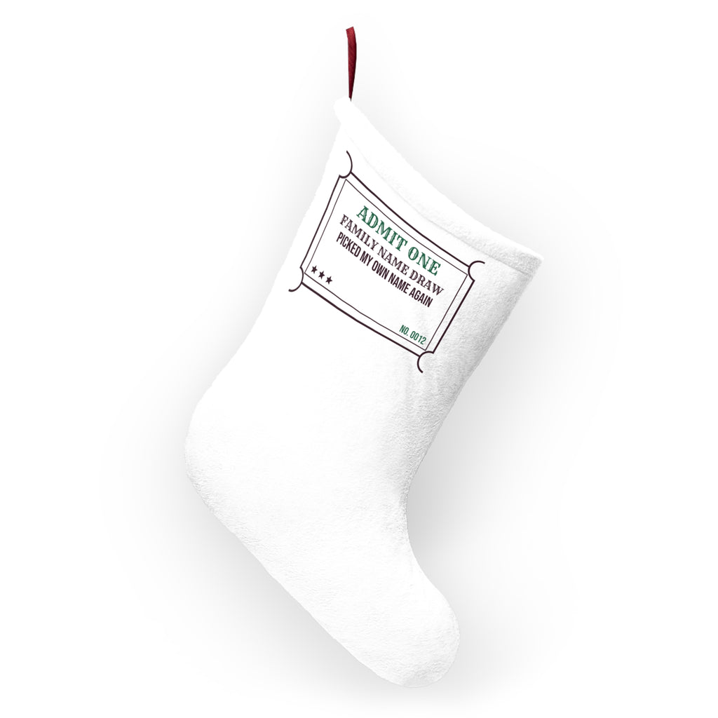Funny Christmas Family Christmas Stocking Family Name Draw Picked My Own