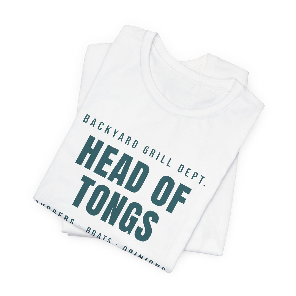 Funny Grill Dad Shirt Head Of Tongs Backyard BBQ