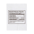 Funny In-Laws Christmas Visit Throw Blanket Guest Room Facts Label