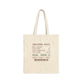 Funny Christmas Nurse Tote Bag Christmas Shift Receipt For Nurses