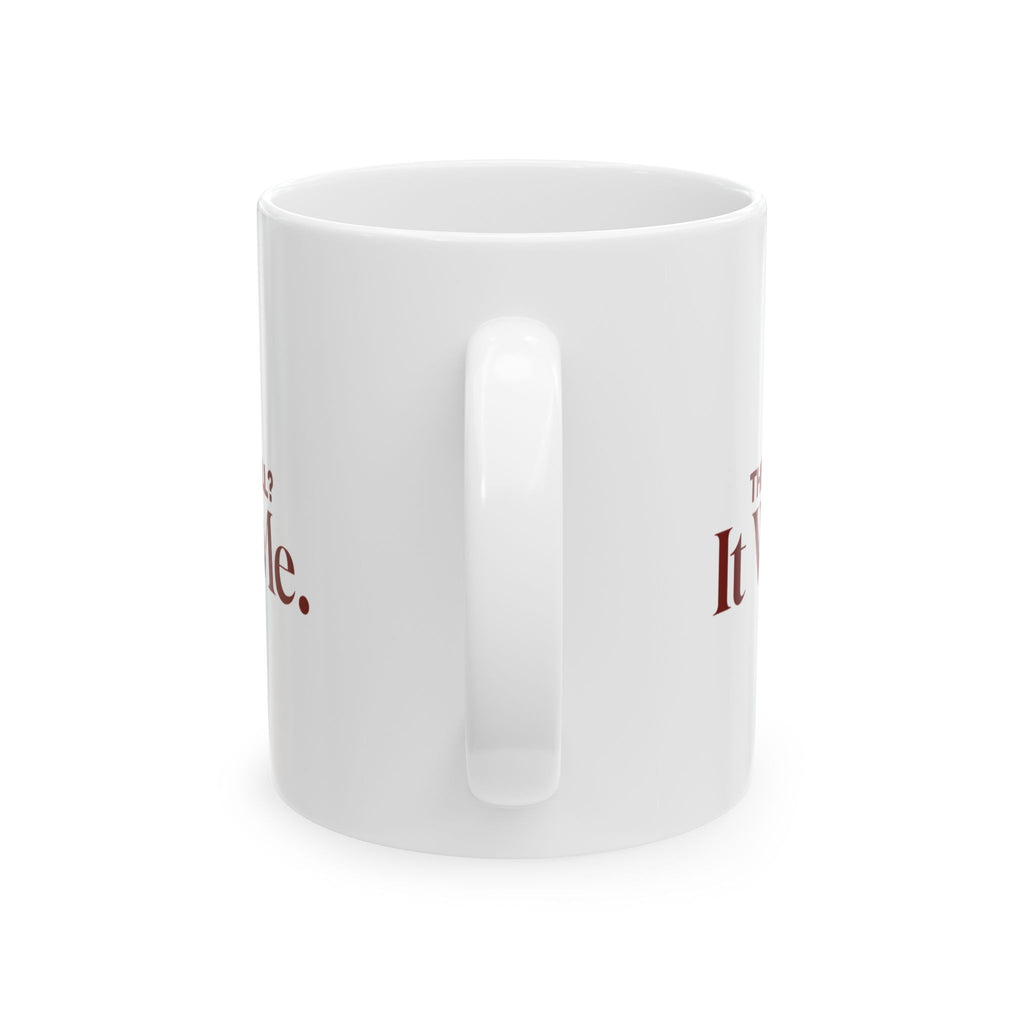 Funny Family Christmas Coffee Mug Who Ate The Last Roll It Was Me