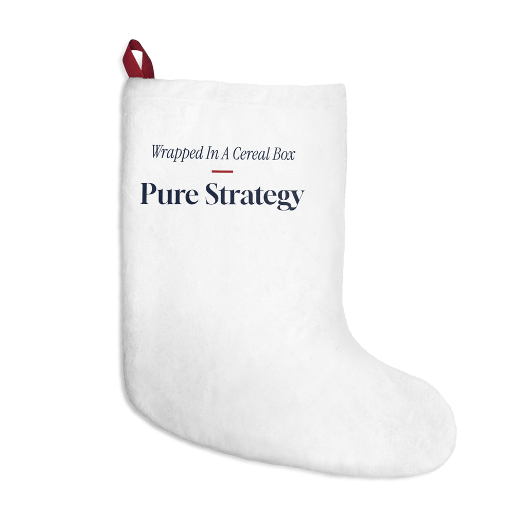 Funny White Elephant Christmas Stocking Wrapped In A Cereal Box Pure