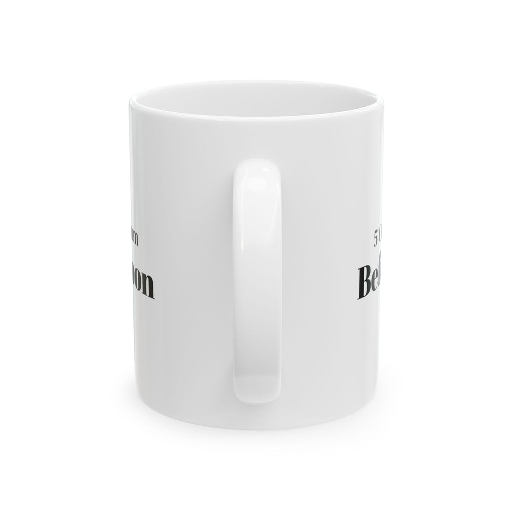Coffee Addict Mug 5 Cups Minimum Before Noon