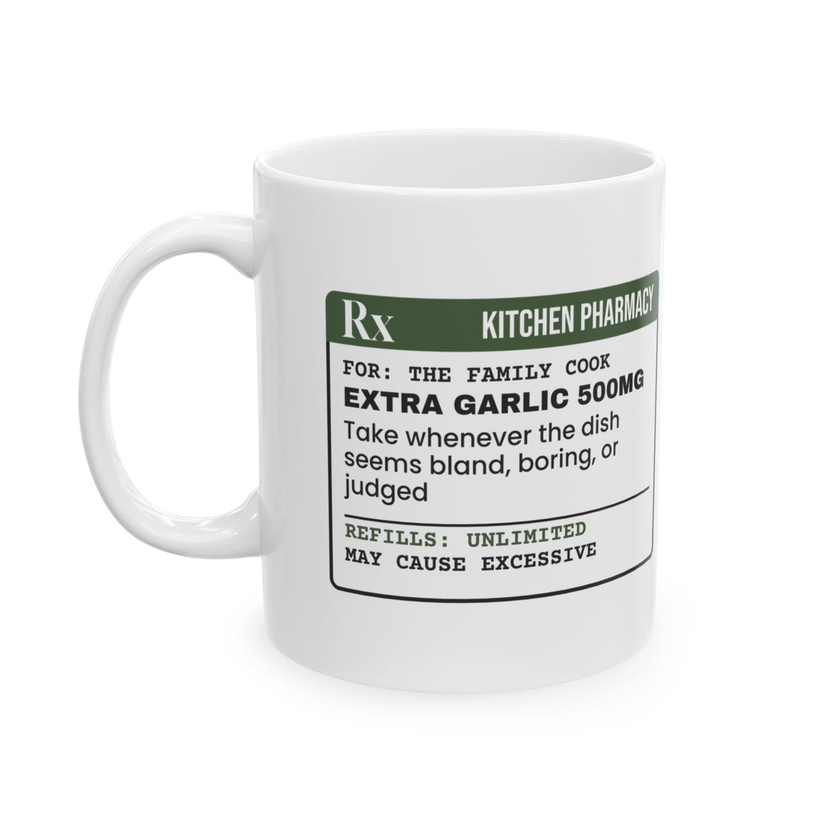 Garlic Coffee Mug Extra Garlic 500mg As Needed
