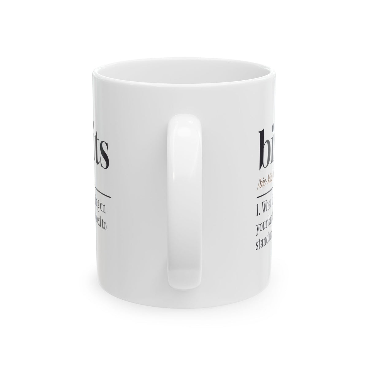 Funny Cat Mom Mug Can't Get Up She's Making Biscuits Cup
