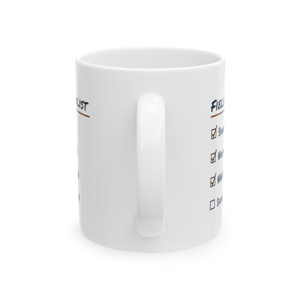 Funny Teacher Field Day Checklist Coffee Mug Survive Till Dismissal