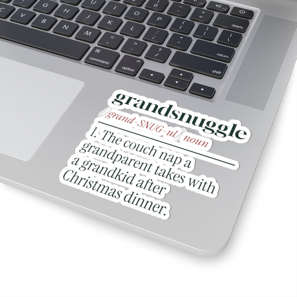 Christmas Grandparent Sticker Grandsnuggle Definition For Grandpa