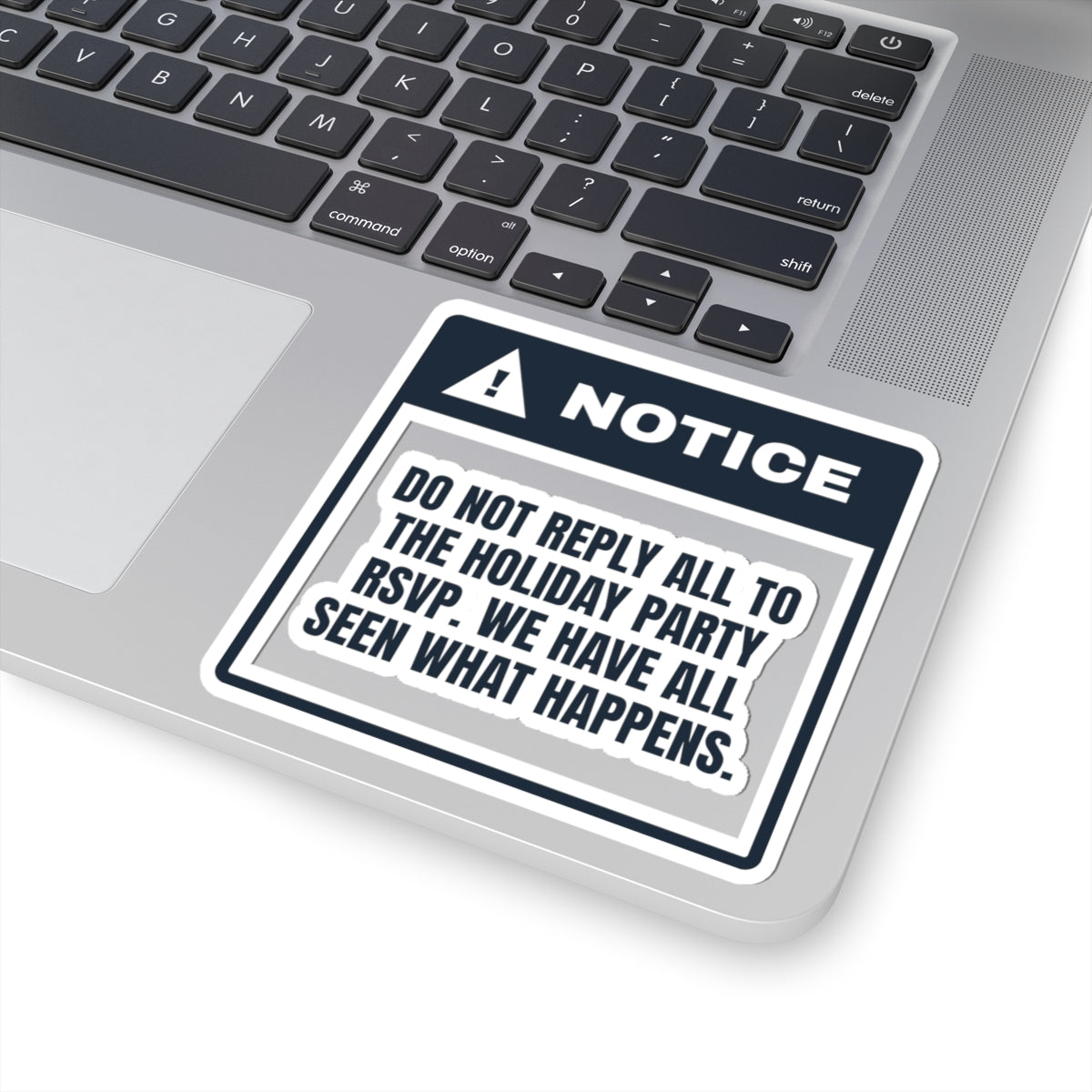 Funny Christmas Coworker Sticker Do Not Reply All To The Party Email