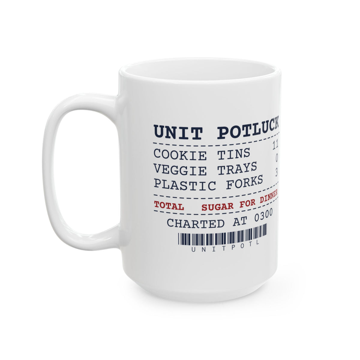 Funny Christmas Nurse Coffee Mug Eleven Cookie Tins Zero Vegetables