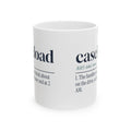 Social Worker Coffee Mug Caseload Dictionary Definition