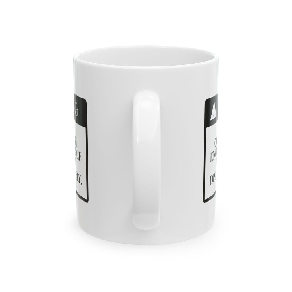 Funny Teacher Coffee Mug Patience Warning Label For Teachers