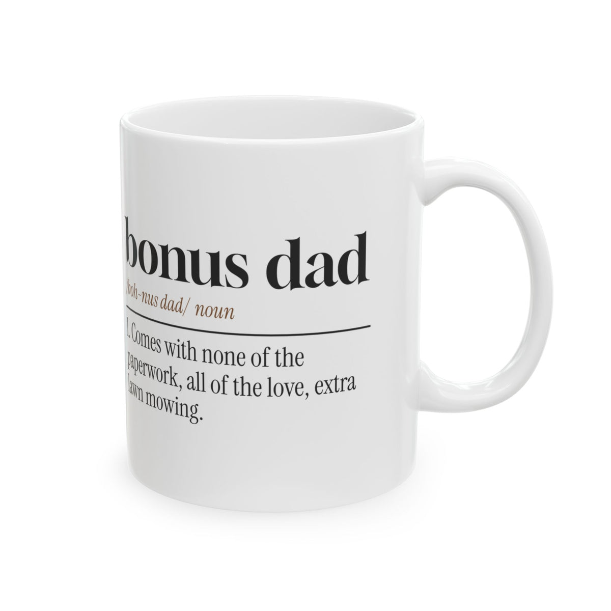 Bonus Dad Coffee Mug All of the Love Dictionary