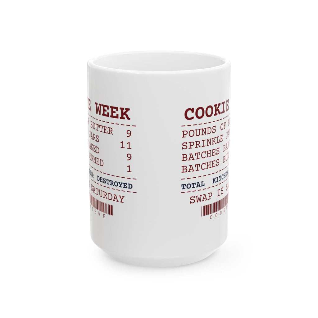 Funny Christmas Baking Coffee Mug Cookie Week Receipt For Bakers