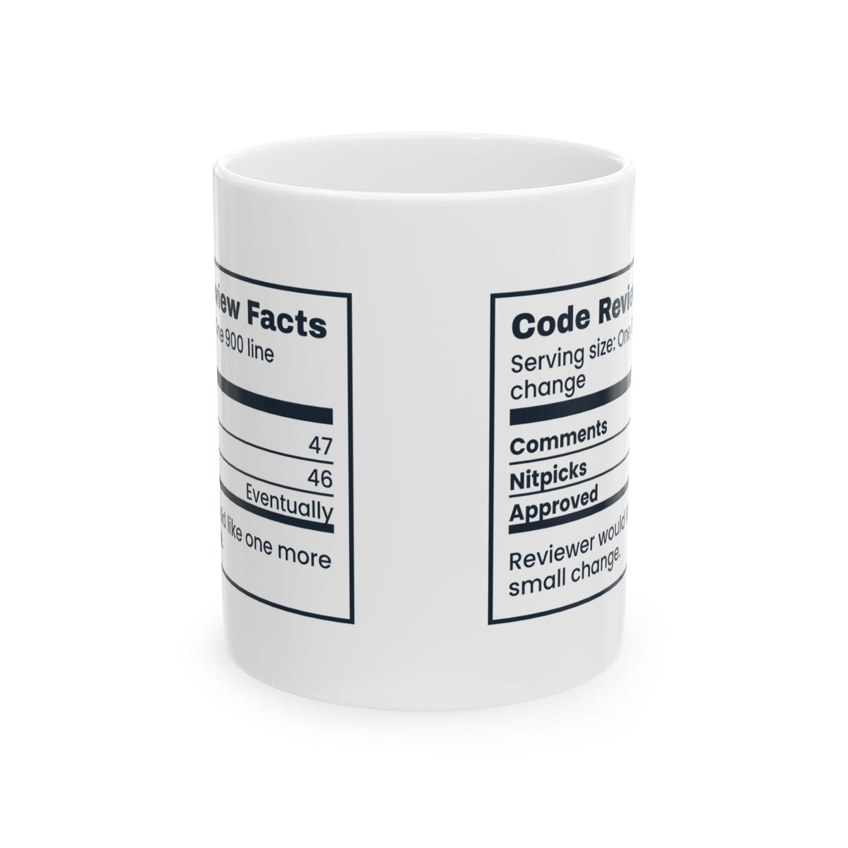 Funny Software Developer Coffee Mug Code Review Facts For Programmers