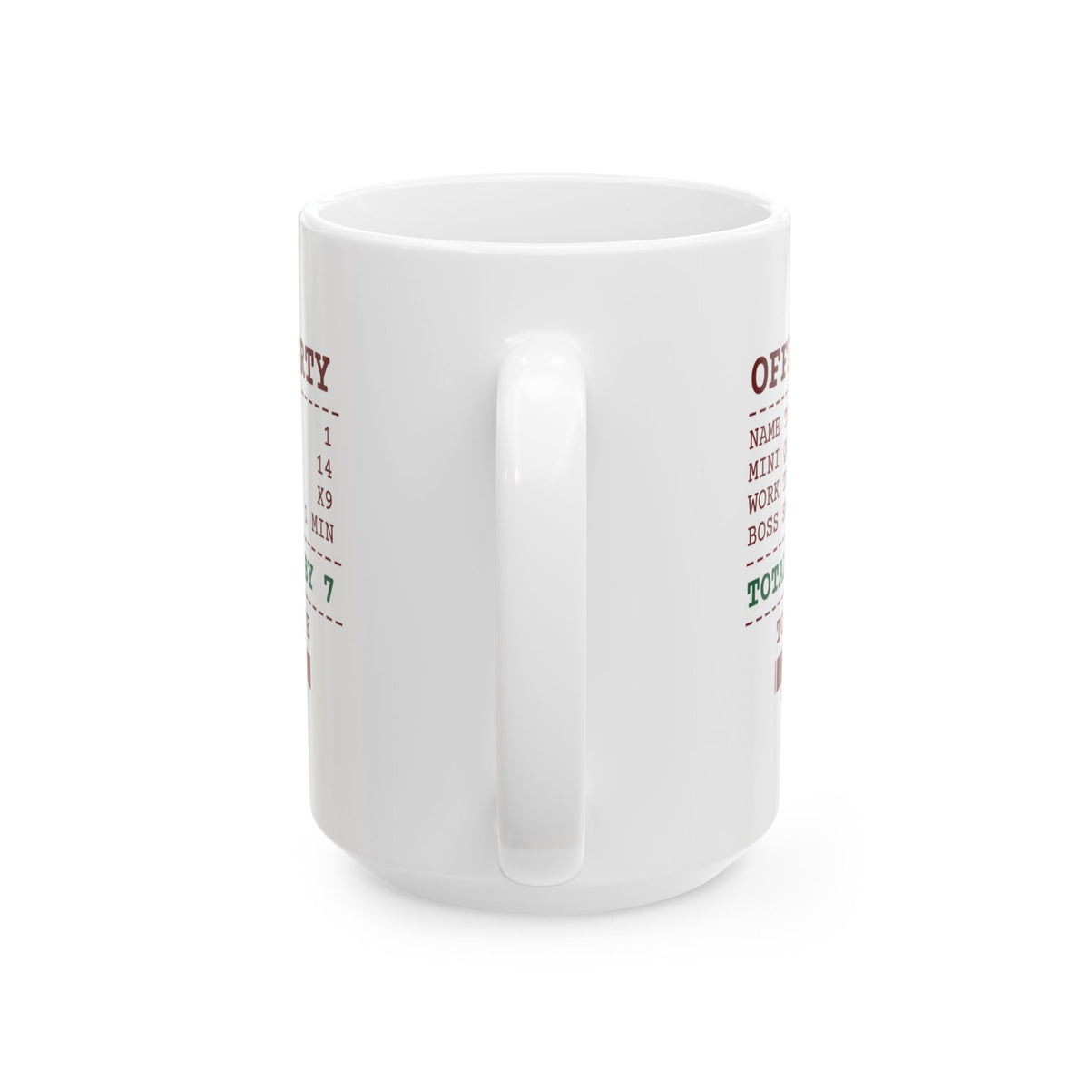 Funny Christmas Coworker Coffee Mug Mini Quiches 14 Office Party Receipt